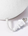 Ceramic Table Lamp with Rattan Shade - From Where -