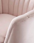 Channel Pink Accent Chair - From Where -