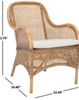 Charlie Cushioned Accent Chair - From Where -