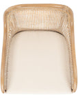 Charlie Rattan Accent Chair W/ Cushion - From Where Finds -