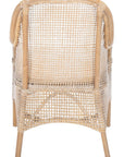 Charlie Rattan Accent Chair W/ Cushion - From Where Finds -