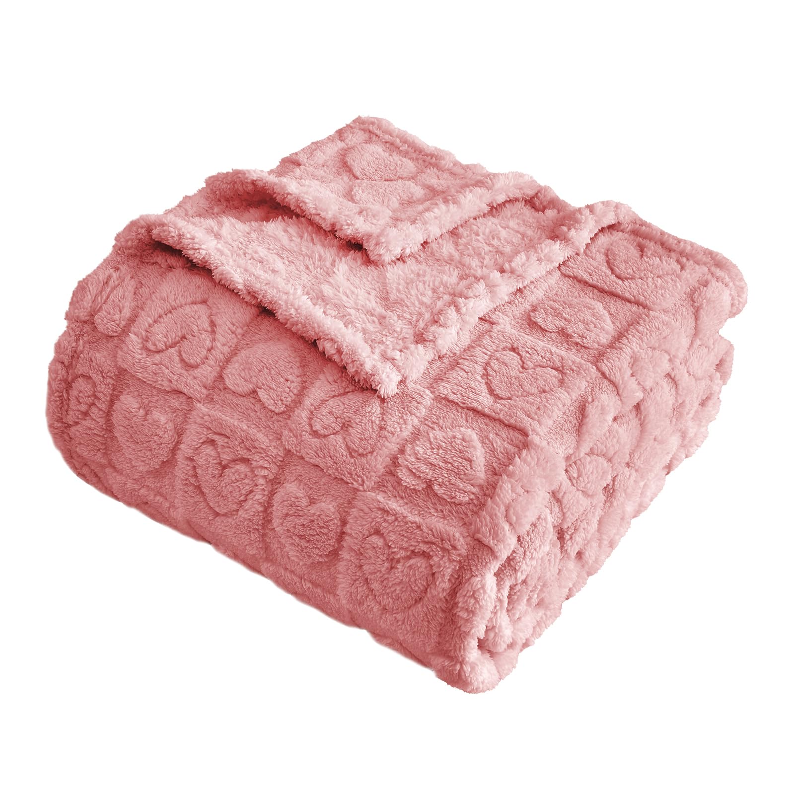 Checkered Hearts Throw Blanket - From Where -