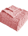 Checkered Hearts Throw Blanket - From Where -