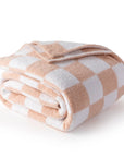 Checkered Throw Blanket - From Where -