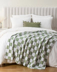 Checkered Throw Blanket - From Where -