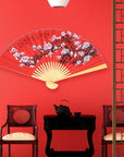 Cherry Blossom Flowers Giant Fan Wall Decor - From Where -