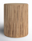 Chessa Solid Wood End Table - From Where -