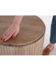 Chessa Solid Wood End Table - From Where -