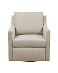 Christian Upholstered Swivel Armchair - From Where -