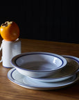 Christianshavn Blue 16 - Piece Porcelain Set - From Where -