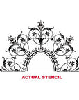 Classic French Decorative Stencil - From Where -