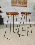 Classic Saga Bar Stools (Set of 2) - From Where -