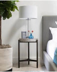 Clear Glass Cylinder Table Lamp - From Where -