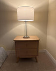 Clear Glass Cylinder Table Lamp - From Where -