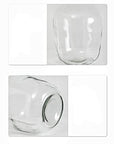 Clear Glass Vase - From Where -
