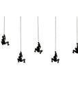 Climbing Man Wall - Art Sculpture (Set of 5) - From Where -