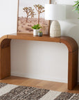 Liasonya Curved Console Table