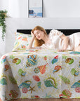 Coastal Starfish Queen Quilt Set - From Where Finds -