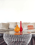 Coffee Table with Glass Top - From Where -