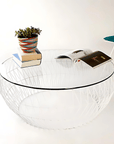 Coffee Table with Glass Top - From Where -