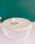 Coffee Table with Glass Top - From Where -