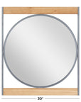 Cole And Grey Industrial Wall Mirror - From Where -