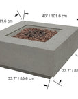 Concrete Fire Pit Table - From Where -