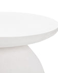 Concrete Pedestal End Table - From Where -