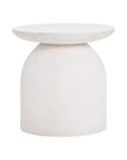 Concrete Pedestal End Table - From Where -