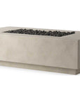 Concrete Rectangular Fire Pit Table - From Where -