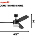 Conifer 42" Outdoor Ceiling Fan - From Where -
