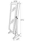 Contemporary Rectangular Cheval Mirror - From Where -