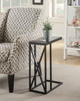 Convenience Concepts Tucson C End Table, Black - From Where -