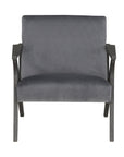 Coriana Gray Accent Chair - From Where -