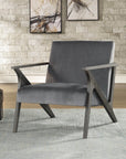 Coriana Gray Accent Chair - From Where -
