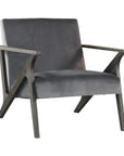 Coriana Gray Accent Chair - From Where -
