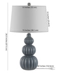 Corina Ceramic Table Lamp - From Where Finds -