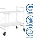 COSCO Folding Serving Cart - From Where -