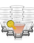 Cosmopolitan Stemless Martini Glasses - From Where -