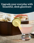 Cosmopolitan Stemless Martini Glasses - From Where -
