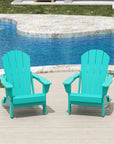 Costaelm Turquoise Adirondack Chair - From Where -