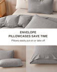 Cotton Blend Duvet Cover (Set of 3) - From Where -