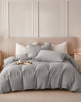 Cotton Blend Duvet Cover (Set of 3) - From Where -