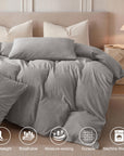 Cotton Blend Duvet Cover (Set of 3) - From Where -