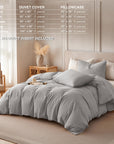 Cotton Blend Duvet Cover (Set of 3) - From Where -