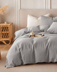 Cotton Blend Duvet Cover (Set of 3) - From Where -