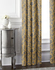Cotton Blend Pinch Pleat Curtain - From Where -