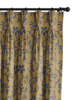 Cotton Blend Pinch Pleat Curtain - From Where -