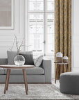 Cotton Blend Pinch Pleat Curtain - From Where -