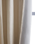 Cotton Slub Room Darkening Curtain - From Where Finds -